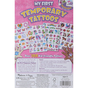 Melissa & Doug My First Temporary Tattoos - Pink Activity Pad Sticker Pad