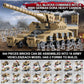 WW2 Army Tank Toys Building Sets Compatible with Lego, Create a German Dora Cannon or 16 Military Vehicles with 20 Toy Soldiers, STEM Toys for Boys Kids Age 6+ Year Old