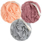 Buy now MainBasics Seaweed Infused Bath Shower Loofah Sponge Pouf Body Wash Scrubber (Set of 3) Coral Reef at indiglob india
