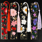4pcs Pressed Flower Bookmark Pretty Floral Bookmark Durable Handmade Dried Flower Bookmarks for Women Reading Gift(Style C)