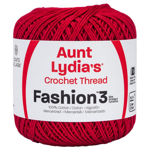 Buy now Coats Crochet - 182.0006 Fashion Crochet Thread, 3, Scarlet at indiglob india