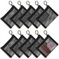 Frienda 10 Pcs Small Mesh Bags with Zipper Mini Zipper Mesh Bags Nylon Cosmetic Coin Purse Pouches Portable Reusable Storage Pouch with Keychain for Women Home Travel(3 x 4 Inch,Grey)