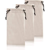TRIUMPH VISION Soft Eyeglass Pouch 3 Pack - Pouch for glasses Microfiber Screen Cleaning Bag - Grey
