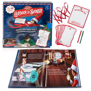 Buy now The Elf on The Shelf: Letters to Santa - Send Shrinking Christmas Lists to Santa through your Elf- 18 Piece Gift Set Includes Magic X-mas Paper, Mrs Claus' Press, Ribbon Sashes, Markers, and Parchment at indiglob india