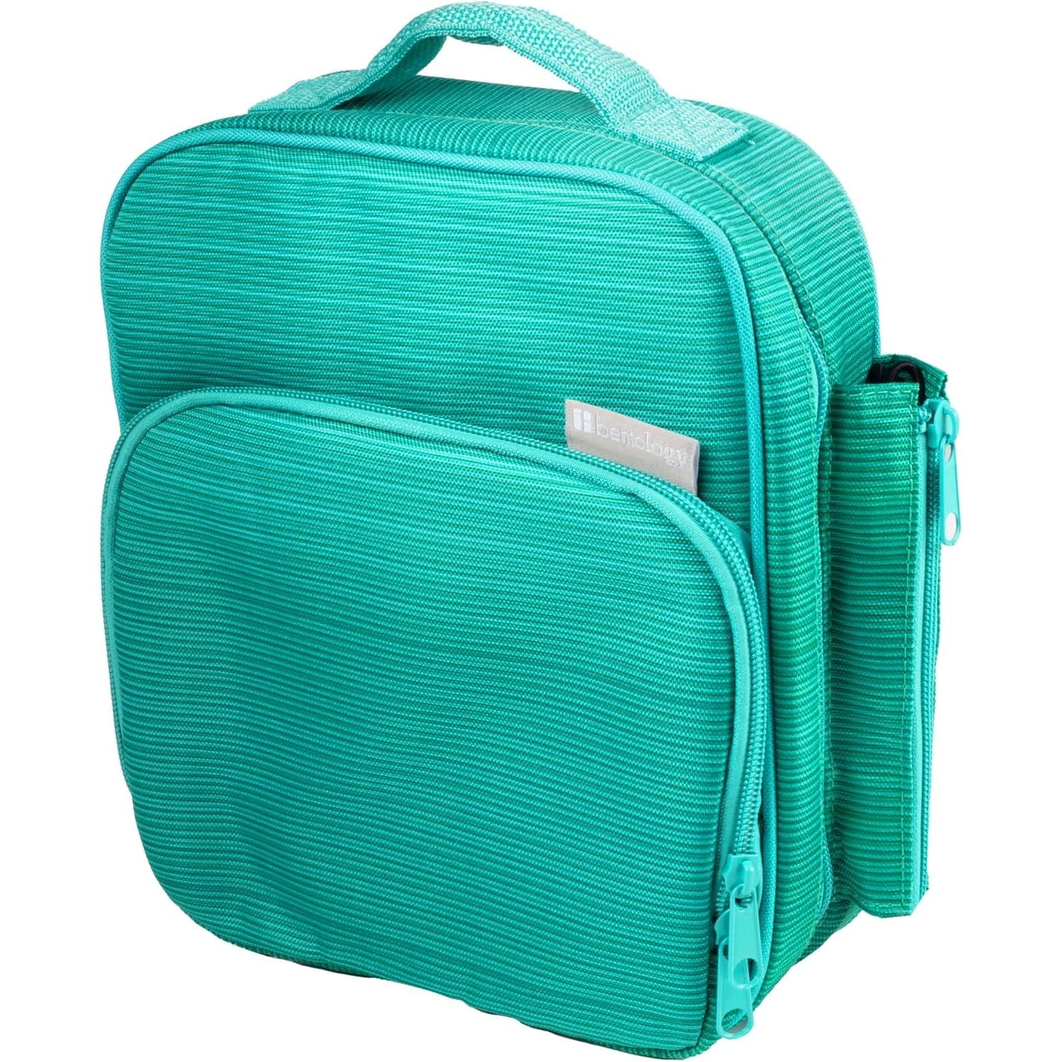 Buy now Kids Insulated Lunch Box w Snack Pocket & Expandable Water Bottle Holder For Girls- Waterproof Lunchbox Tote Keeps Food Hotter or Colder Longer - Reusable Back to School Bag Fits Most Bento Containers Turquoise at indiglob india