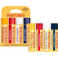 Burt's Bees Lip Balm, Beeswax, Strawberry, Coconut and Pear, and Vanilla Bean Pack, With Responsibly Sourced Beeswax, Tint-Free, Natural Lip Treatment, 4 Tubes, 0.15 oz.