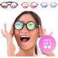 SoJourner Bags Kaleidoscope Glasses - Trippy Psychedelic Rave Goggles - Funky Prism Glasses For Raves - Festival Accessories