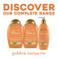 Buy now OGX Strength Length + Golden Turmeric Conditioner with Milk to Soothe Scalp Nourish Hair, Ayurveda SulfateFree Surfactants for Stronger Longer Hair, Coconut, 13 Fl Oz at indiglob india