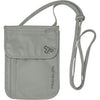 Travelon Rfid Blocking Undergarment Neck Pouch Travel Wallet, Gray, One Size - Gray