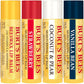 Burt's Bees Lip Balm, Beeswax, Strawberry, Coconut and Pear, and Vanilla Bean Pack, With Responsibly Sourced Beeswax, Tint-Free, Natural Lip Treatment, 4 Tubes, 0.15 oz.