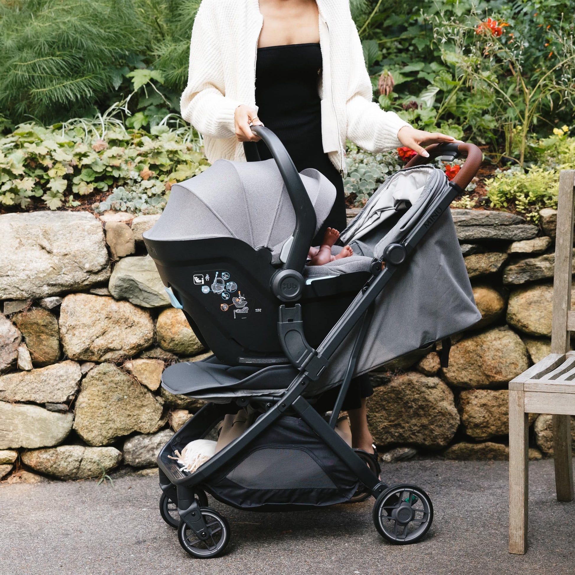 Buy now UPPAbaby Adapter for Minu V3 - Compatible with Aria and Mesa Infant Car Seats - Quick + Secure Attachment - 1 Pair at indiglob india
