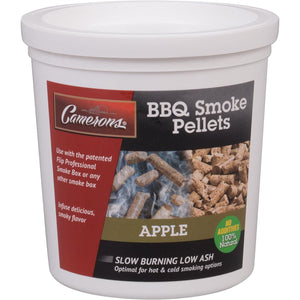 Camerons Smoking Wood Pellets (Apple, 1 Pint) - Kiln Dried BBQ Pellets - 100% All Natural Barbecue Wood for Smoker Grill, Pellet Grill & Fire Pit - Infuse Smokey Flavor in Food - Grilling Gift for Dad
