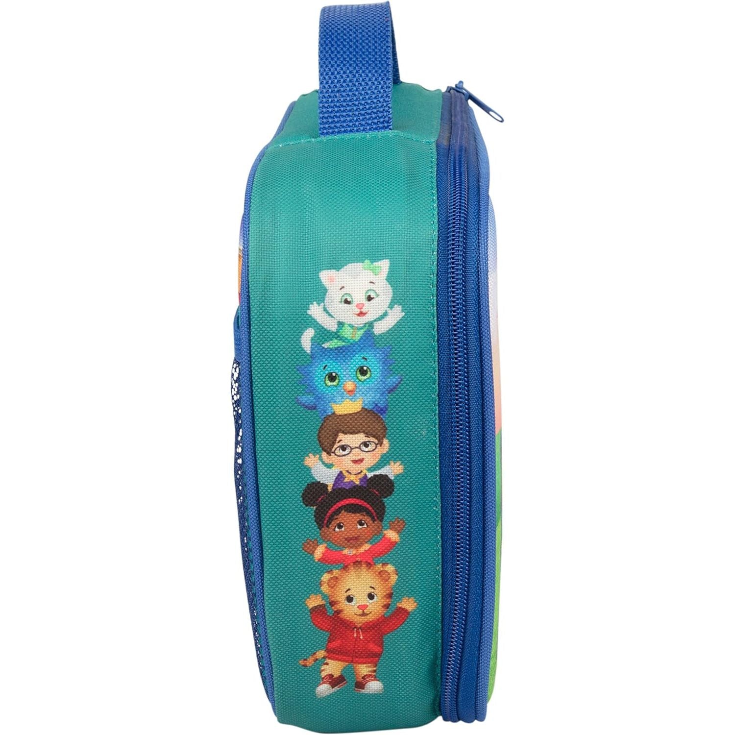 Buy now Daniel Tiger's Neighborhood Insulated Lunch Sleeve - Reusable Heavy Duty Tote Bag w Mesh Pocket - Swing with Friends at indiglob india