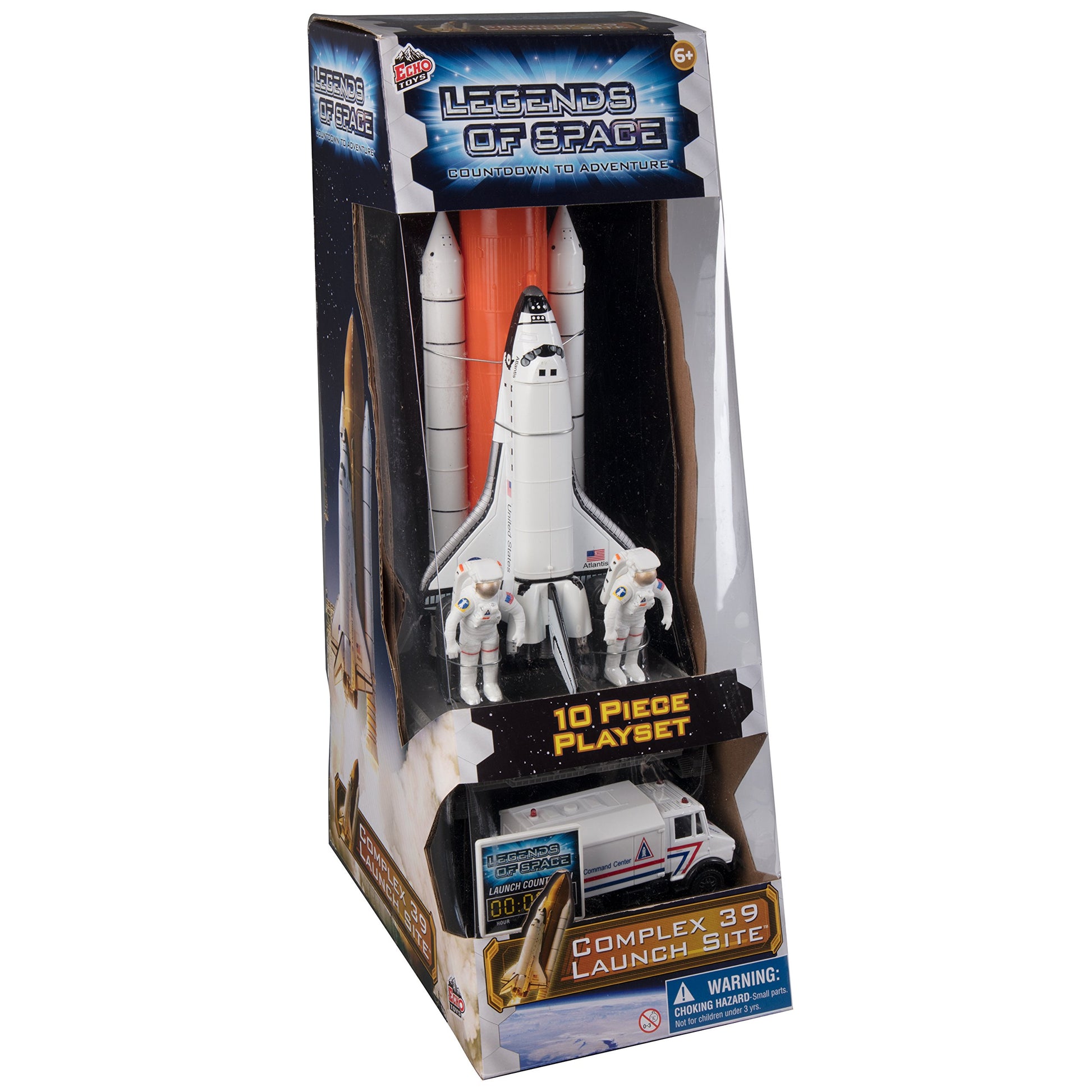 Buy now Space Shuttle And Toy Rocket Ship Set - 10 Piece Complex 39 Launch Site with Astronauts, Rockets, Space Shuttle, and Ground Vehicle - Measures 15" at indiglob india