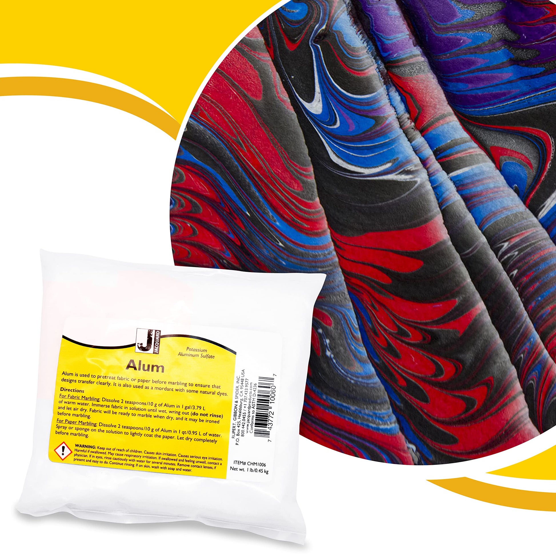 Buy now Jacquard Alum 1lb Pkg for Marbling at indiglob india