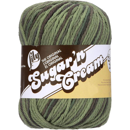 Lily Sugar'n Cream Super Size Ombres Yarn, 3 oz, Potpourri, 1 Ball