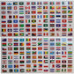 World Flags Stickers - 192 Countries PVC Transparent Planner Travel Stickers for School, Theme Parties, Homeschool, Journal Sticker, Labels