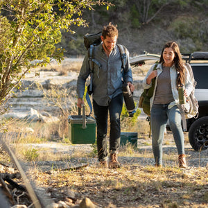 Stanley Adventure Leakproof Outdoor 16qt Cooler - Double Wall Foam Travel Insulated BPA Free Chest Cooler - Heavy Duty Camping Cooler with Flat Top Doubles as Seat