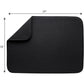 18 In. x 24 In. Dish Drying Mat, Absorbent Microfiber Kitchen Counter Mat, Dish Drying Pad for Dishes, Utensils, Pots and Pans, Black