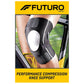 FUTURO Performance Compression Knee Support, Ideal for Everyday Activities, One Size - Black