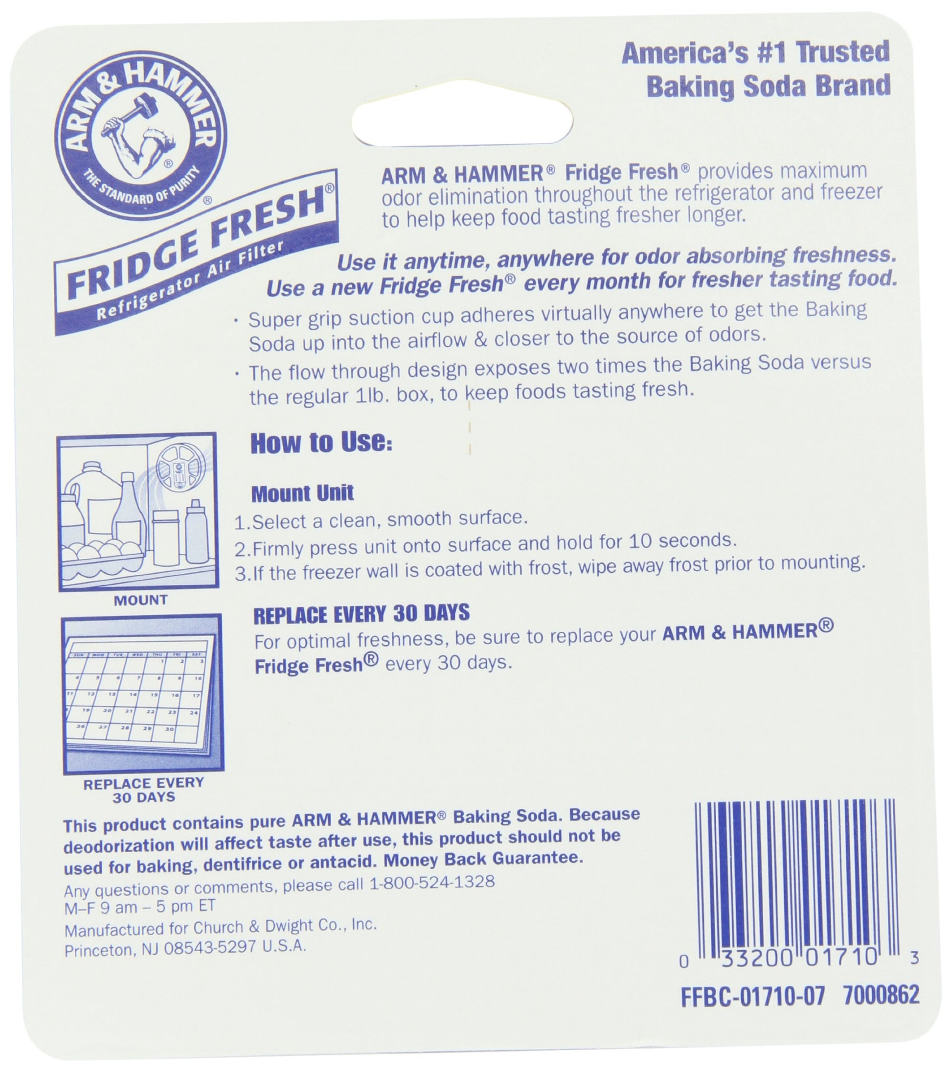 Buy now Arm & Hammer Fridge Fresh Refrigerator Air Filter (Pack of 4) at indiglob india