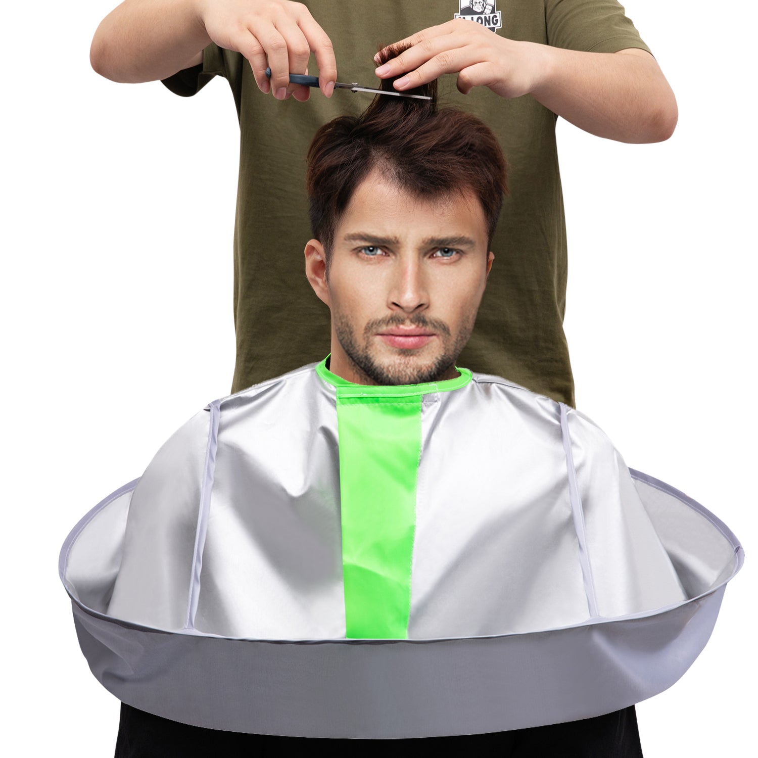 Buy now Hair Cutting Capes Umbrella for Adults, Barber Cape Cloak Cape for Home and Salon Use, Keep Hair Off Clothes and Floor Default at indiglob india