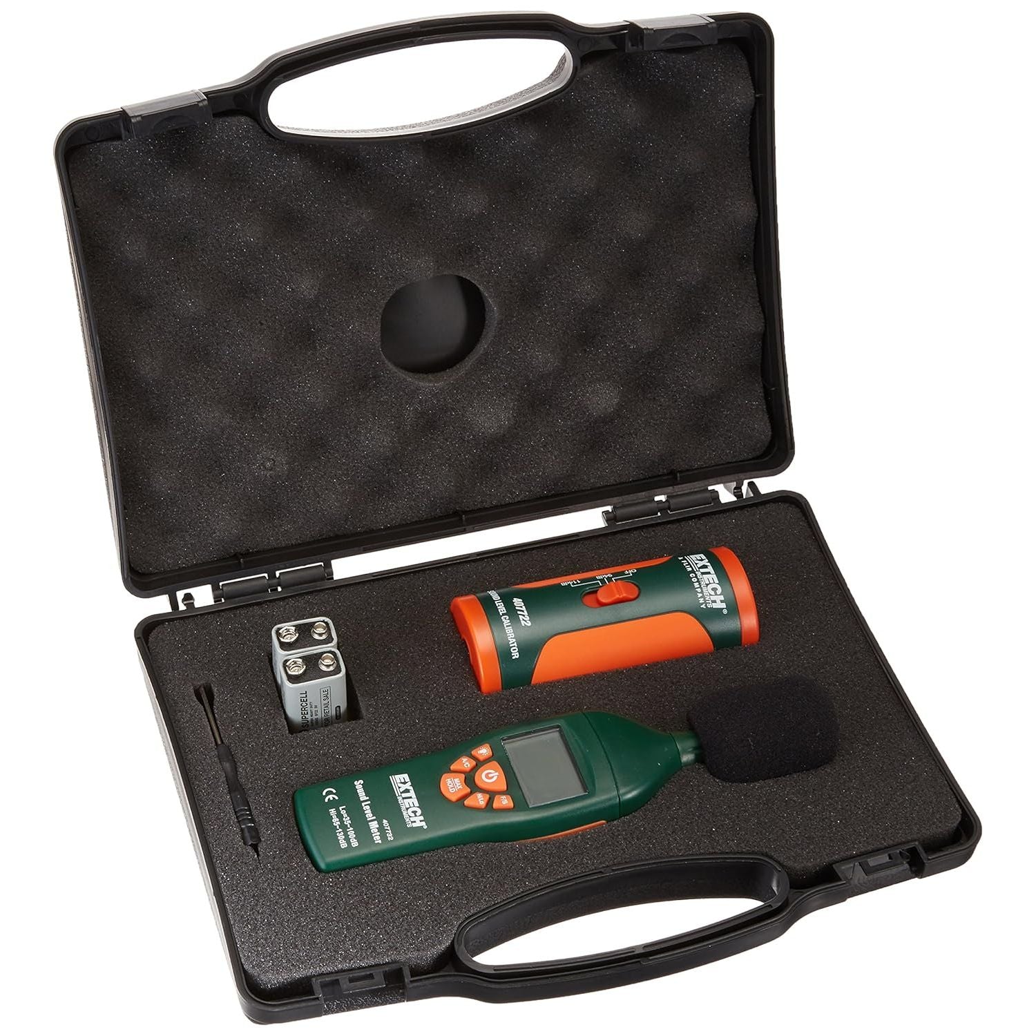 Buy now Extech 407730 Digital Sound Level Meter 40-130dB Type 2 Sound Meter Kit at indiglob india