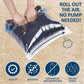 15 Compression Bags for Travel, Roll Up Space Saver Bags for Travel, Saves 80% of Storage Space for Packing & Clothes, No Pump or Vacuum Needed - My Store