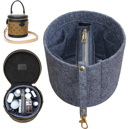 Soyizom Purse Organizer for Cannes Bag, Felt Bag Organizer Insert, Black