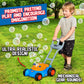 Buy now Hot Wheelsƒ?› Bubble Lawn Mower for Toddlers, Bubble Blowing Machines, Indoor/Outdoor Gardening Toy, Birthday Gift for Prechool Girls and Boys, No Batteries Required, Includes Bubble Solution, 2+ at indiglob india