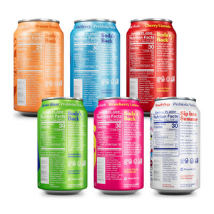 Buy now Poppi Sparkling Prebiotic Soda Beverage with Apple Cider Vinegar, Seltzer Water and Fruit Juice, New Obsessions Variety Pack, 12 Fl Oz, Pack of 12, Packaging May Vary at indiglob india