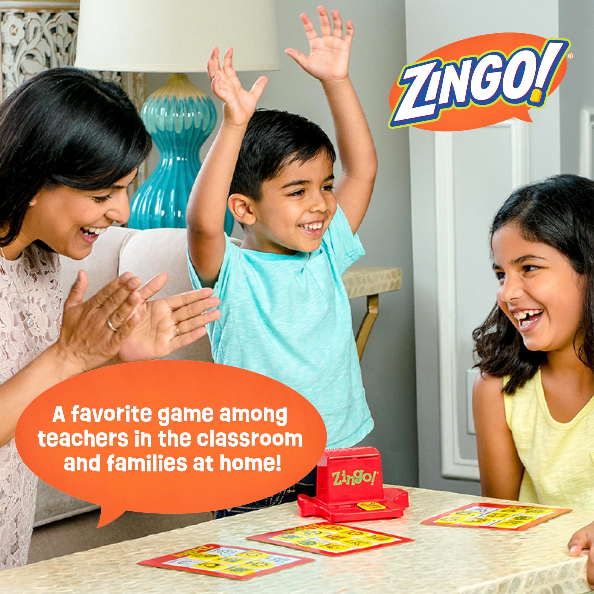 Buy now ThinkFun Zingo Bingo Award Winning Preschool Game for Pre-Readers and Early Readers Age 4 and Up - One of the Most Popular Board Games for Boys and Girls and their Parents (97700) at indiglob india