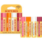 Burt's Bees Lip Balm - Pink Grapefruit, Mango, Coconut & Pear, and Pomegranate Pack, Lip Moisturizer With Beeswax, Tint-Free, Natural Origin Conditioning Treatment, 4 Tubes, 0.15 oz.