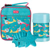 Kids Complete Pink Corgi Lunch Box Kit - Insulated Soft Bag Sleeve, Convertible Tote Strap for Kids, 13oz Food Jar & Reusable Hard Ice Pack - Keeps Food Hot or Cold for Hours- Back to School Essential - Narwhal