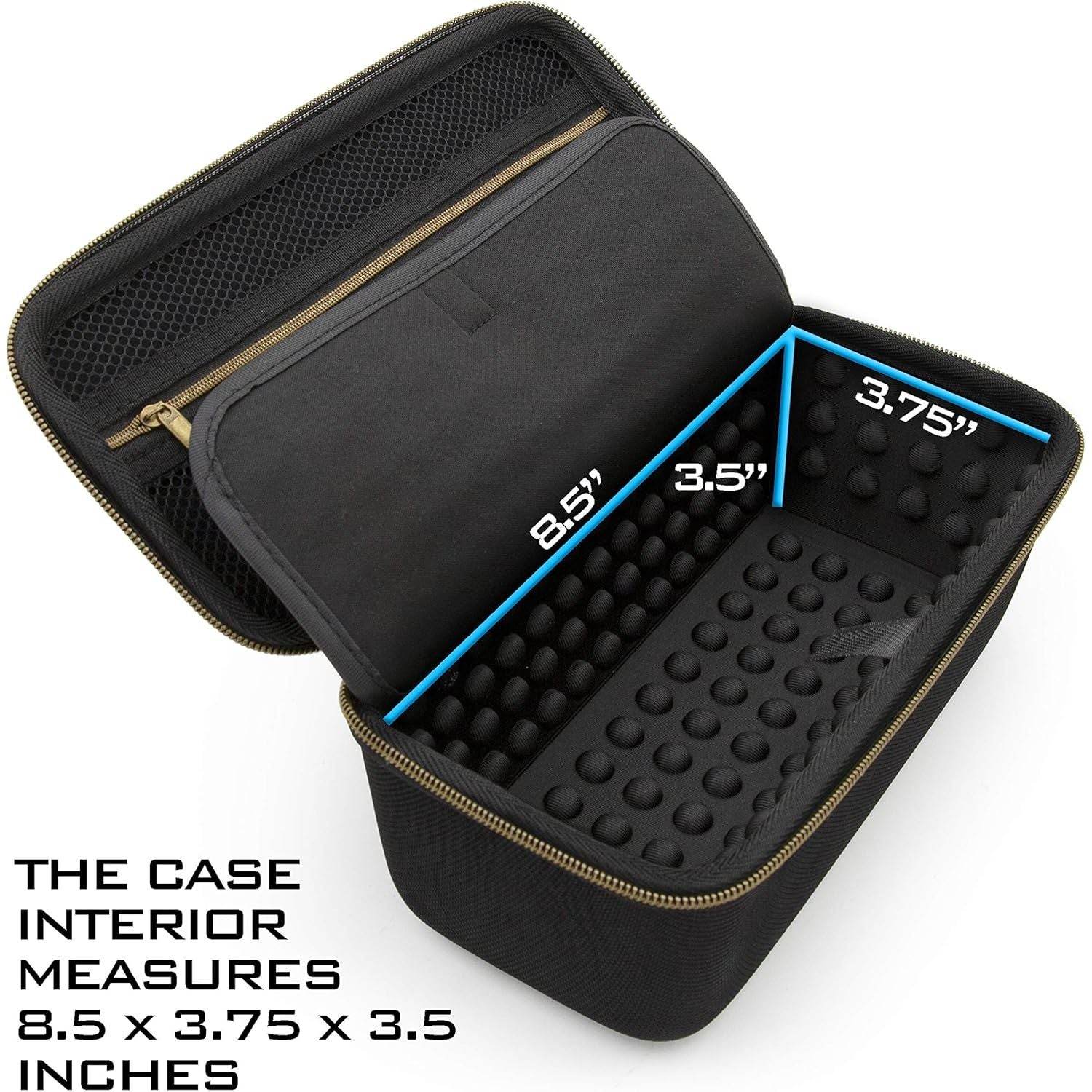 CASEMATIX Studio Case Compatible with Rode PodMic, Shure SM7B Microphone and Other Large Podcast Mics with XLR Recording Accessories - Includes Podcasting Mic Bag Only - My Store