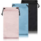 TRIUMPH VISION Soft Eyeglass Pouch 3 Pack - Pouch for glasses Microfiber Screen Cleaning Bag