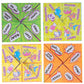Buy now Valentines Day Cards for Kids Classroom- Fantasy Fortune Teller Kits (24ct)-Perfect Valentines Day Gifts for Kids School Exchange for Boys & Girls-Each Includes Pre-Folded Paper Origami Cootie Catcher at indiglob india
