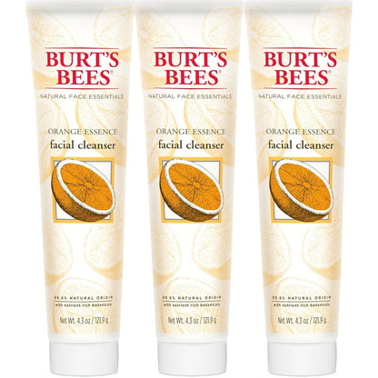 Burt's Bees Orange Essence Facial Cleanser, Sulfate-Free Face Wash, 4.3 Oz (Package May Vary)