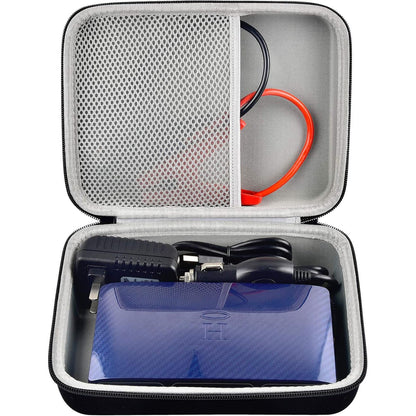 GWCASE Case Compatible with Halo Bolt Air 58830/57720/ Air+ 55500/ for ACDC Max Emergency Power Kit Car Jump Starter with Tire Pump. Car Charger Power Bank Holder for Battery Jump Starters(Box Only)