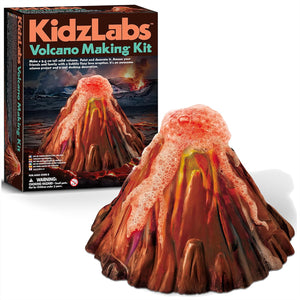 4M KidzLabs Volcano Making Kit, DIY Science Kit STEM, For Boys & Girls Ages 8+