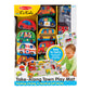 Buy now Melissa & Doug Take-Along Town Play Mat (19.25 x 14.25 inches) with 9 Soft Vehicles at indiglob india