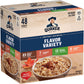 Buy now Quaker Instant Oatmeal Fruit & Cream Variety Pack, Single Serve Packets, (44 Pack) Variety Pack - Classic 4 Flavor at indiglob india