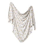 Buy now Copper Pearl Large Premium Knit Baby Swaddle Receiving Blanket Chip at indiglob india