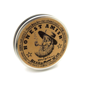 Honest Amish Original Beard Wax - All Natural and Organic- 2 ounce
