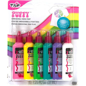 Buy now Tulip Puffy Paint: 3-D Fashion Paint, Assorted Colors, 6 Pack at indiglob india