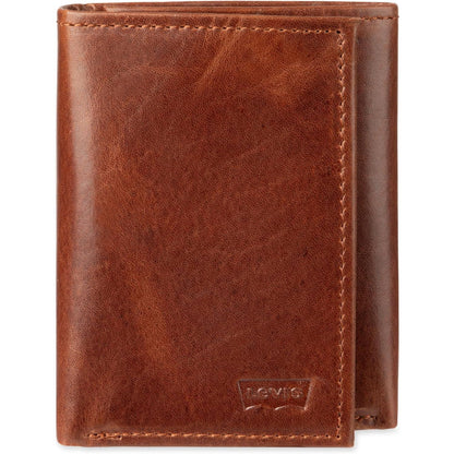 Levi's Men's Trifold Wallet-Sleek and Slim Includes Id Window and Credit Card Holder