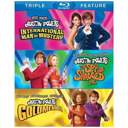 Austin Powers Triple Feature (International Man of Mystery / The Spy Who Shagged Me / Goldmember) [Blu-ray]