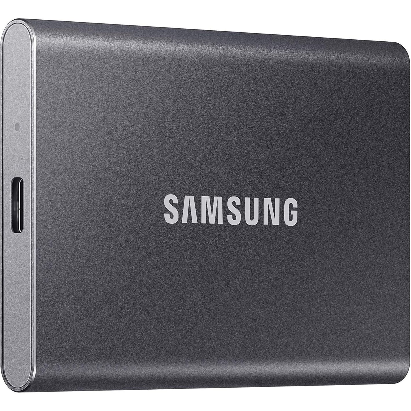 SAMSUNG T7 Portable SSD, 2TB External Solid State Drive, Speeds Up to 1,050MB/s, USB 3.2 Gen 2, Reliable Storage for Gaming, Students, Professionals, MU-PC2T0T/AM, Gray