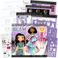 Fashion Angels I Love Fashion Sketch Portfolio, Includes Sketch Pad with Stencils & Stickers, Fashion Design Sketch Book for Girls, Ideal Drawing Kit for Kids