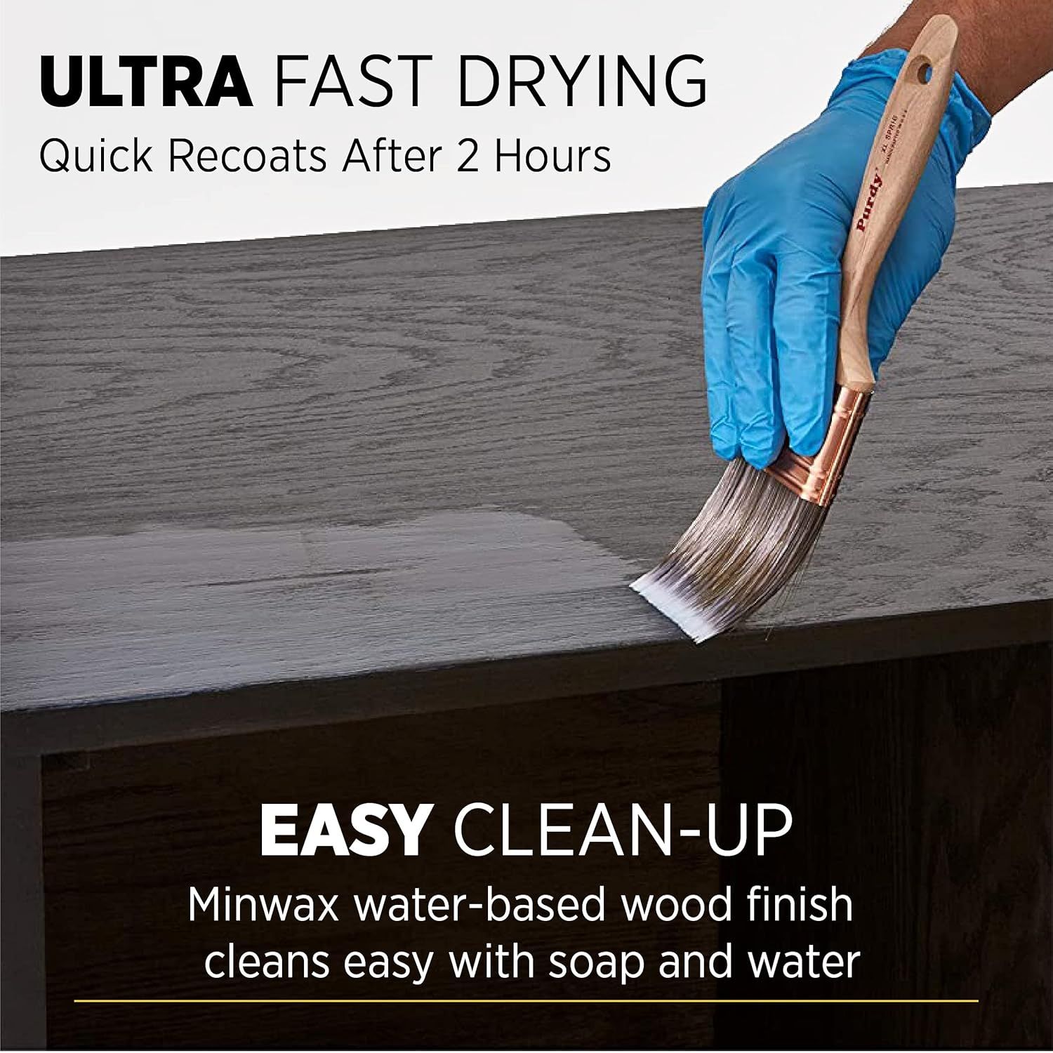 Buy now Minwax 233334444 Polycrylic Protective Wood Finish, Clear Satin, ½ Pint at indiglob india